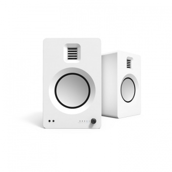 Kanto TUK Powered Bookshelf Speakers White - NEW OLD STOCK